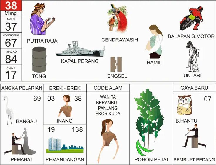 KODEMISTIK NOMOR EREK EREK 38 DI BUKU MIMPI 2D TERLENGKAP